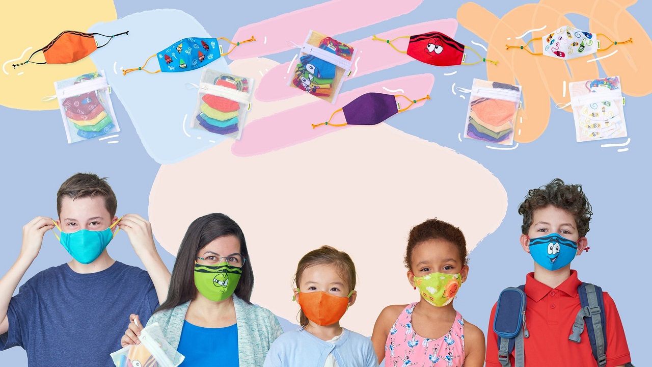 Crayola™ Kids Reusable Cloth Face Mask 