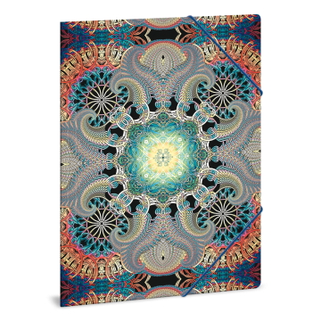 Папка с ластик A4 Ars Una Mandala Line
