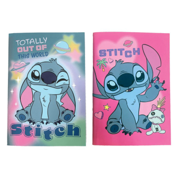 Тетрадка B5 40 листа, мека корица Stitch 626, асортимент