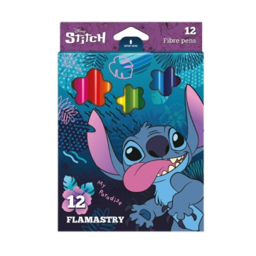 Флумастери 12 цв. Stitch