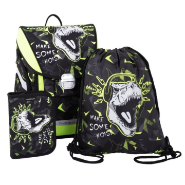 Ученическа раница с аксесоари Coolpack - Primo Ultra Base - DINOPARK