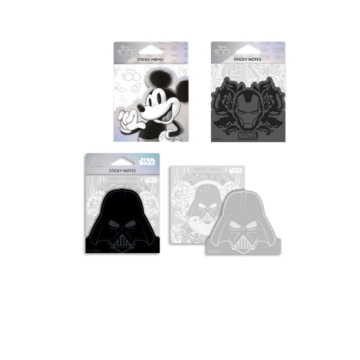 Лепящи листчета Coolpack Disney 100 Black, асортимент