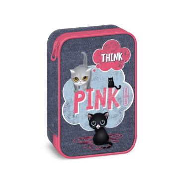  Несесер един цип две нива Ars Una Think-Pink (5285) 23