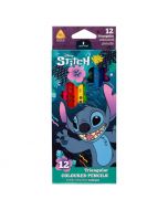 Триъгълни цветни моливи 12 цв. Stitch