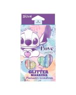 Брокатни флумастери 6 цвята Stitch Pastel Colorino