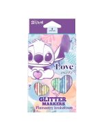 Брокатни флумастери 6 цвята Stitch Pastel Colorino