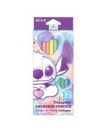 Цветни моливи Jumbo - 12 цвята Stitch Pastel