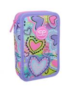 Ученически несесер с пособия COOLPACK - JUMPER 2 - Pastel Hearts