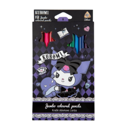Цветни моливи Jumbo 12 цв. Kuromi