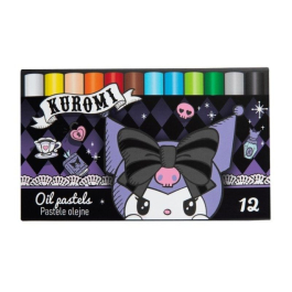 Маслени пастели 12 цвята Colorino Kuromi