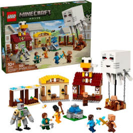 LEGO® Minecraft™ 21273 - Нападението на огнения призрак-балон в селото