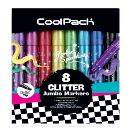 Брокатни маркери JUMBO 8 цв. COOLPACK Kids