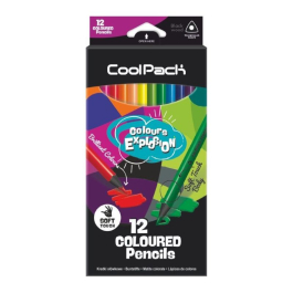Цветни моливи триъгълни 12 цв. COOLPACK Teens