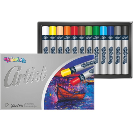 Маслени пастели 12 цвята Colorino Artist 