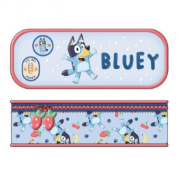 Ученически овален несесер Bluey Blue