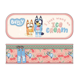Ученически овален несесер Bluey ICE CREAM