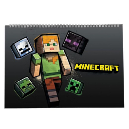 Блок за рисуване Minecraft Squad And Street Assorted
