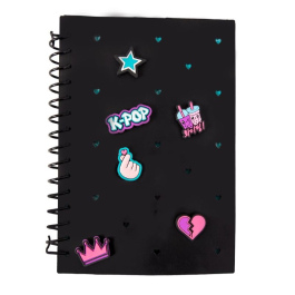 Тетрадка A5 с малки квадратчета - Coolpack - K-POP DARK