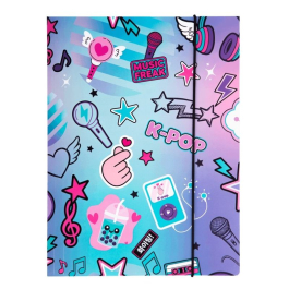 Папка с ластик А4 K-POP Bright - Coolpack