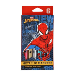 Маркери металик Colorino 12 цвята Spiderman