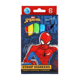 Маркери с печати Colorino 6 цвята Spiderman 2026