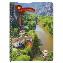 Тетрадка 100л.спирала, голям формат, серия БЪЛГАРИЯ, асортимент