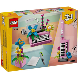 LEGO® Creator 31169 - Пишеща машина с цветя