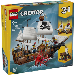 LEGO® Creator Expert 31387 - Емблематичен пиратски кораб