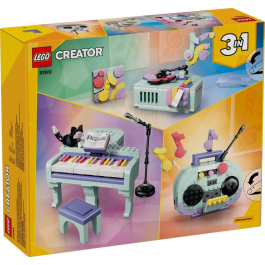 LEGO® Creator 31392 - Пиано с котка и музикална украса