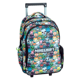 Ученическа раница на колела Minecraft Chibi