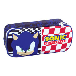 Ученически овален несесер Sonic Lets Go