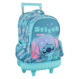Ученическа раница на колела Stitch 626 с пластмасова основа