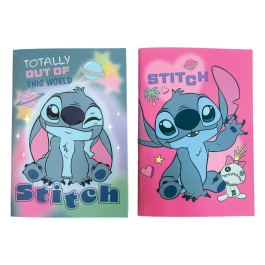 Тетрадка B5 40 листа, мека корица Stitch 626, асортимент