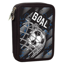 Ученически несесер със съдържание и две отделения Goal