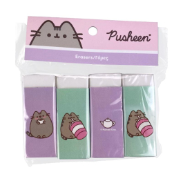 Комплект 4 гуми Pusheen Candy Shop