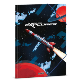 Папка с ластик A4 Ars Una Space explorer (5552) 