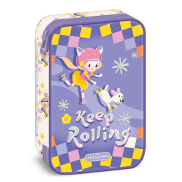 Ученически несесер с един цип на две нива Keep Rolling (5530) 