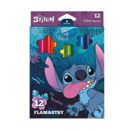 Флумастери 12 цв. Stitch