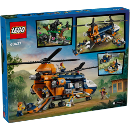 LEGO® City 60437 - Изследовател в джунглата с хеликоптер