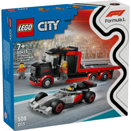 LEGO® City 60493 - Камион F1® за показване със състезателна кола Audi F1®