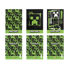 Тетрадка А4 Minecraft Green , 40 листа, Асортимент, 3 вида