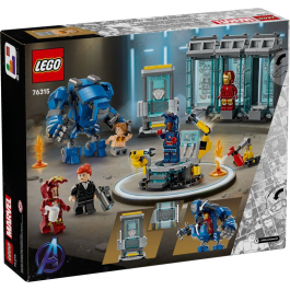 LEGO® Marvel 76315 - Лабораторията на Железния човек: Зала с брони