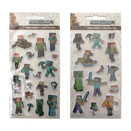 Стикери Minecraft Foam