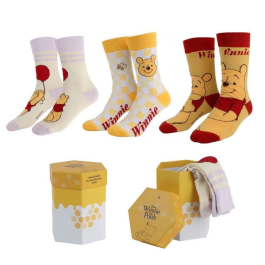 Комплект 3 чифта чорапи Disney Winnie the Pooh, EU 38-45 
