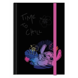 Папка картон A4 Coolpack - Stitch Black - Time to Chill
