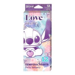 Темперни бои в туби 12 цв. STITCH Pastel Colorino