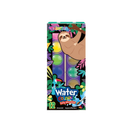 Акварелни бои 12 цвята Wildkid Colorino