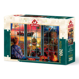 Пъзел Art Puzzle от 260 части - Светът, вътр