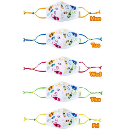 Crayola™ Kids Craymoji, детски маски за лице в сет, 5 броя 