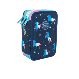 Ученически несесер с пособия Coolpack - Jumper 3 - Blue unicorn